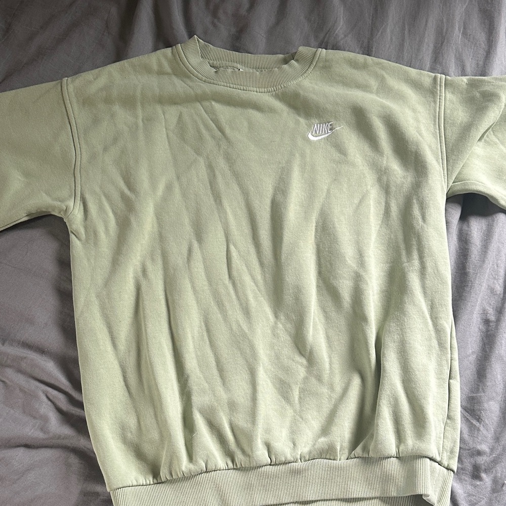 Nike Olive Green Crewneck Sweatshirt